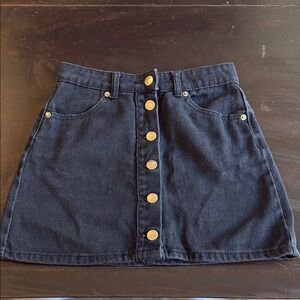Forever 21 Denim Button-Front Skirt